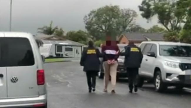 Brent Hazelton was arrested and charged following an investigation into the importation of a childlike sex doll. Picture: Australian Border Force