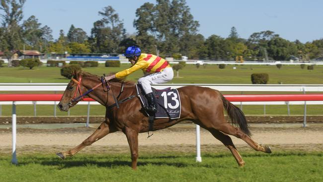 Jockey Robert Agnew had his first win as a trainer at Ballina. Photo Adam Hourigan