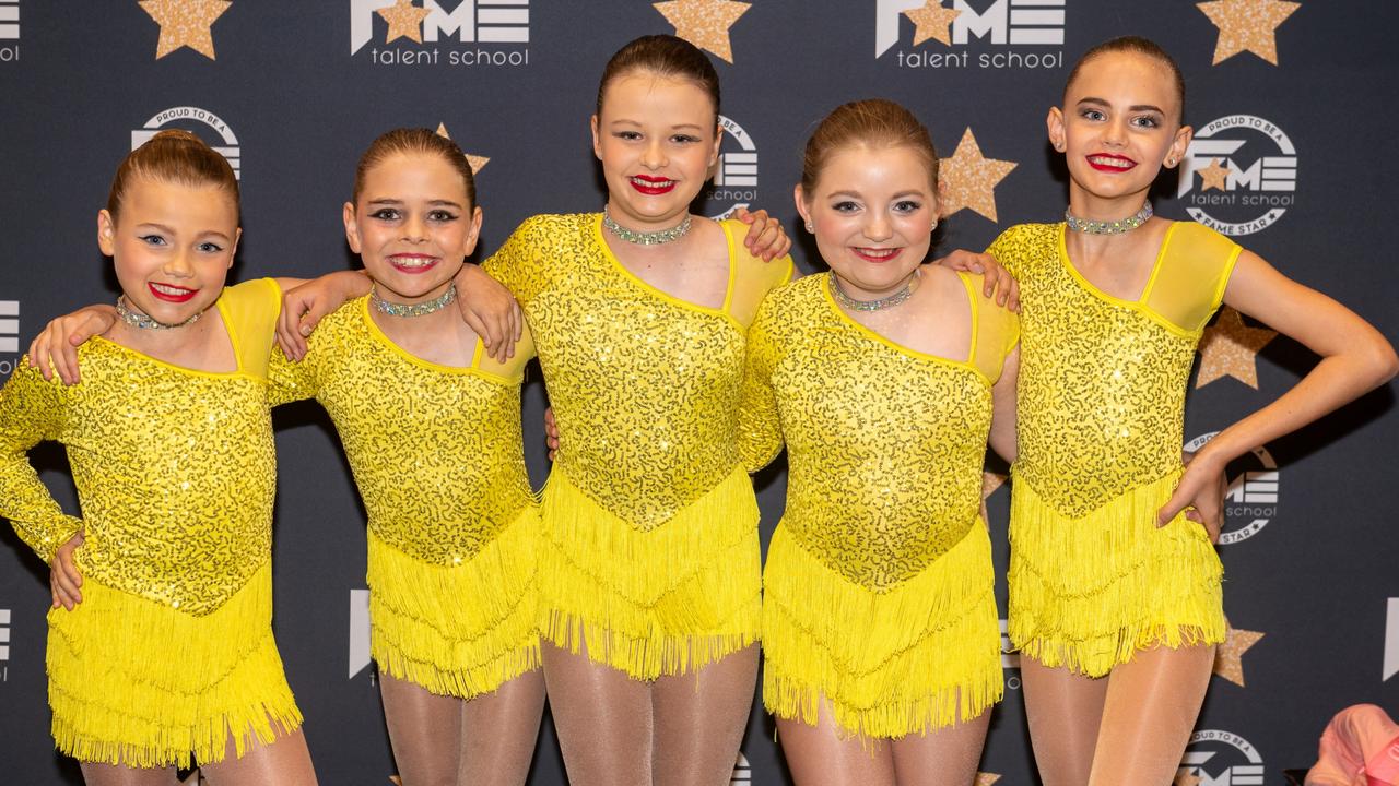 Isla, Nina, Izzy, Alexandra and Sienna at the 76th Mackay Eisteddfod Monday 2 October 2023 Picture: Michaela Harlow