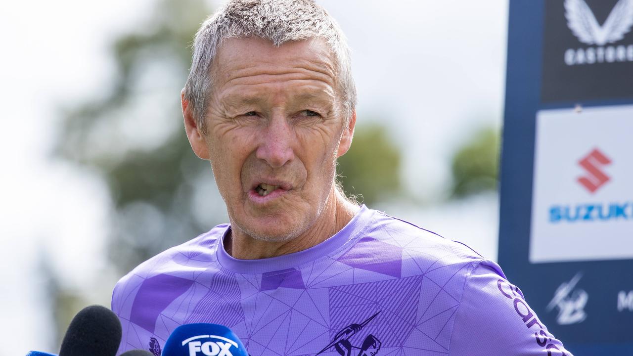 Storm coach Craig Bellamy has lost another star to injury. Picture: Jason Edwards