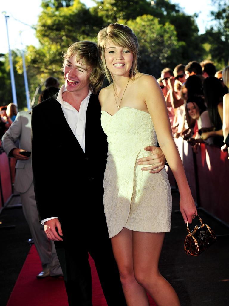 Lucas Blom and Carlie Ryan at the 2010 Centralian Senior College formal at the Alice Springs Convention Centre. Picture: NT NEWS