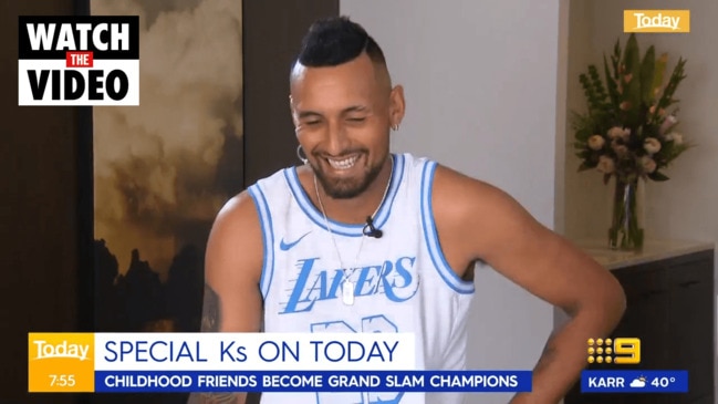 Kyrgios delivers another bizarre Barty boast (The Today Show)