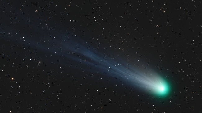 The 'Devil Comet' is set to be visible in Australian skies for the first time in 70 years. Picture: Jan Erik Vallestad