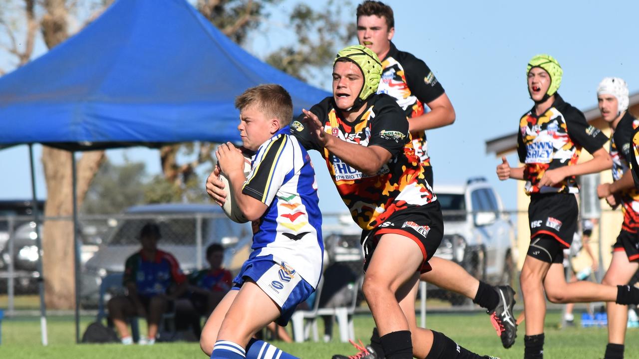 South Burnett v Toowoomba Valley Roosters U14. Adrian Vowles Cup 2020.