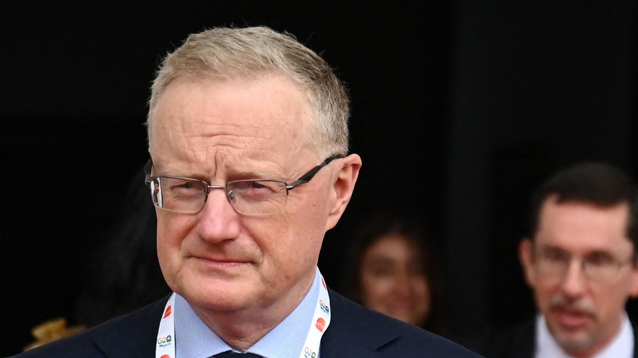 The Reserve Bank of Australia governor Philip Lowe. Picture: Punit PARANJPE / AFP