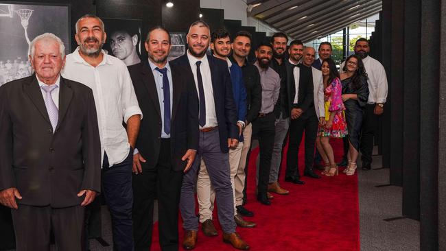 NT Sports Awards 2023 Darwin Convention Center Kosta, Matt, Steven, Nikola, Nick, Alex, Kosta, Theo, Matic, Futri, Mary, Con &amp; Soula Picture: PEMA TAMANG Pakhrin