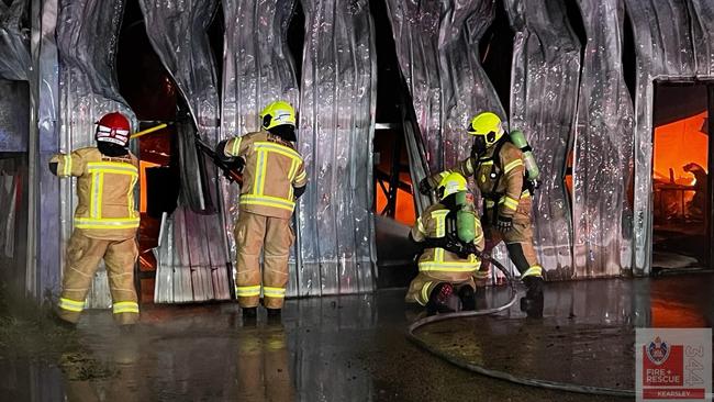 More than 60 firefighters attended to the blaze. Credit: NSW Fire and Rescue