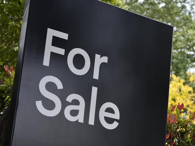 A real estate For Sale sign on a property in East Toowoomba, house for sale, Thursday, December 21, 2017.