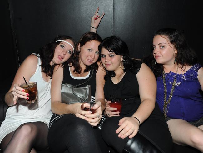 Savvy Phebee Scott, Jasmin Fischer, Sarah Lowcock and Caiti Richards at the Sovereign Hotel