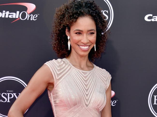 Sage Steele doesn't believe it should be mandatory to get vaccinated. (Photo by Alberto E. Rodriguez/Getty Images)