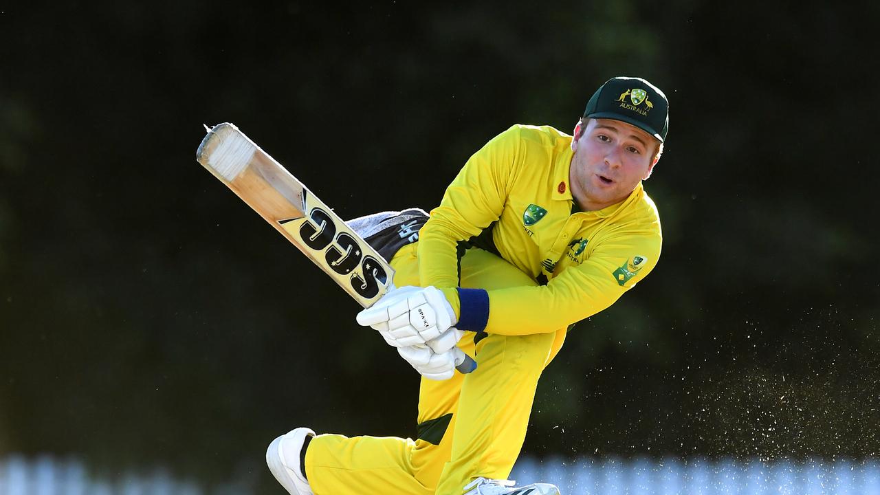 BRISBANE, AUSTRALIA - JUNE 10: Steffan Nero of Australia bats during the International Cricket Inclusion Series Blind match between Australia and New Zealand at Northern Suburbs District Cricket Club on June 10, 2022 in Brisbane, Australia. (Photo by Albert Perez/Getty Images for Cricket Australia)