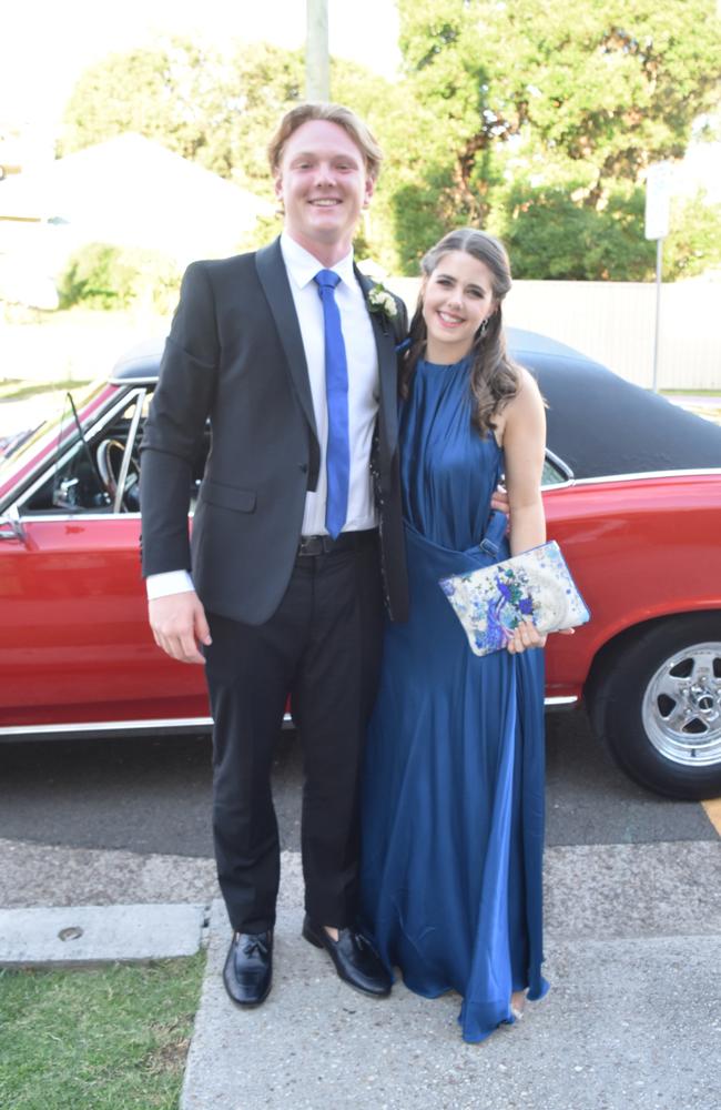 Connor Dick and Chloe Evans at the Sunshine Coast Grammar School formal on November 17. Picture: Sam Turner