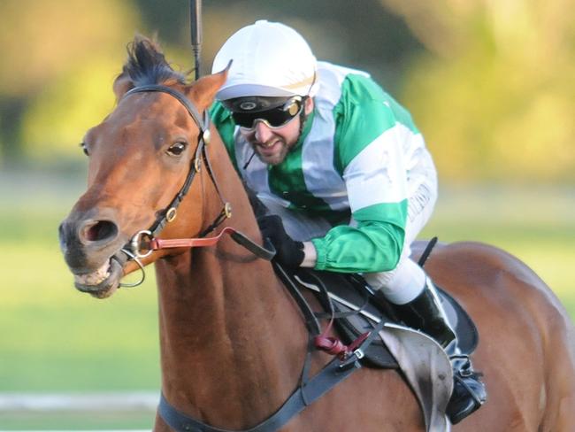 Collaboration wins the Lismore Cup by 10 1/2 lengths. Picture: Trackside Photography.