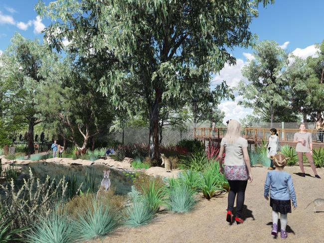 Cr Roy Bendall says the eco-lodge will complement the zoo’s green space.