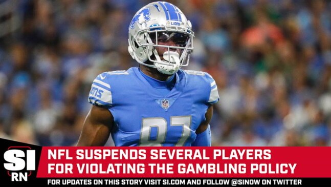 Three NFL players suspended indefinitely for gambling on games