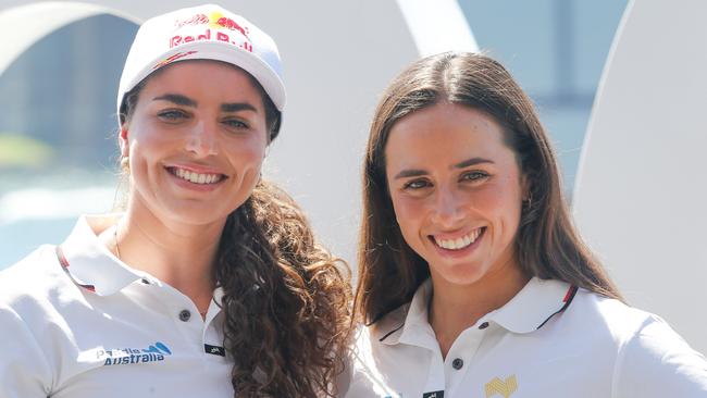 The Fox sisters at the world championships launch in Sydney. Picture: Supplied