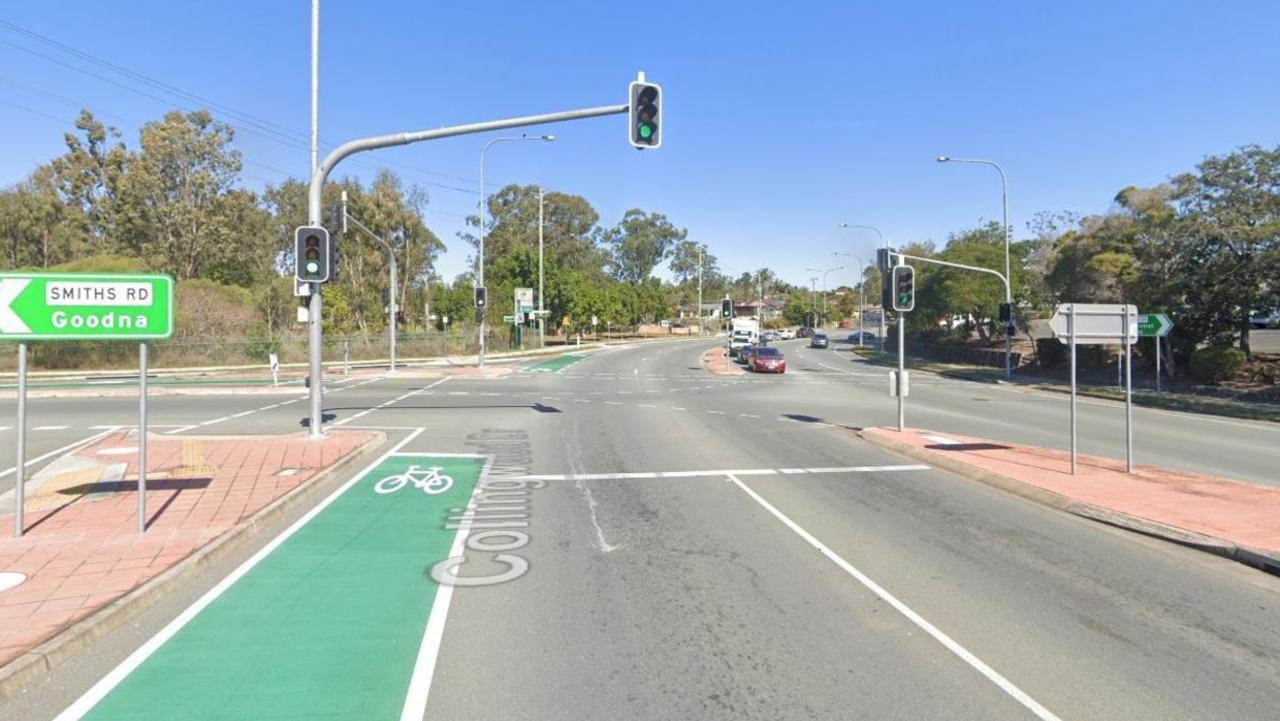 A young man was seriously injured after being hit by a car at the intersection of Smiths Road and Collingwood Drive at Redbank on January 19. Picture: Supplied