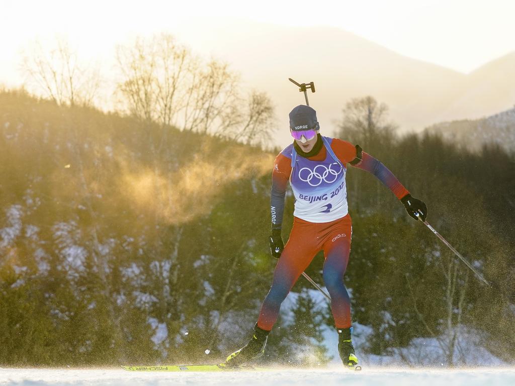 Johannes Thingnes Boe took home five separate medals for Norway, who were the overall medal tally leaders at the close of the Games. Picture: Michel Cottin/Agence Zoom/Getty Images