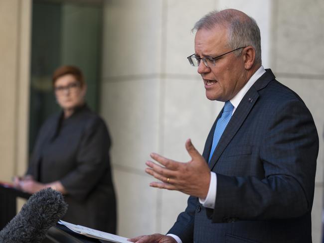 Prime Minister Scott Morrison is under pressure to expel Andrew Laming to the crossbench. Picture: NCA NewsWire / Martin Ollman