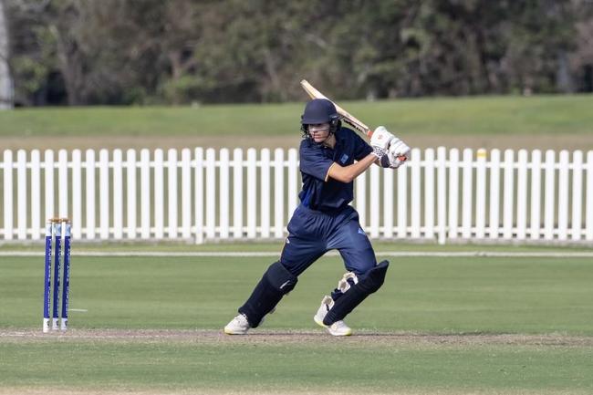 Northern Suburbs cricketer Alex Procopis in action.