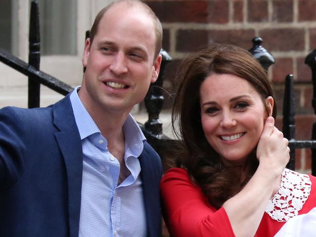 Meanwhile support for Prince William and Princess Catherine has soared. Picture: AFP