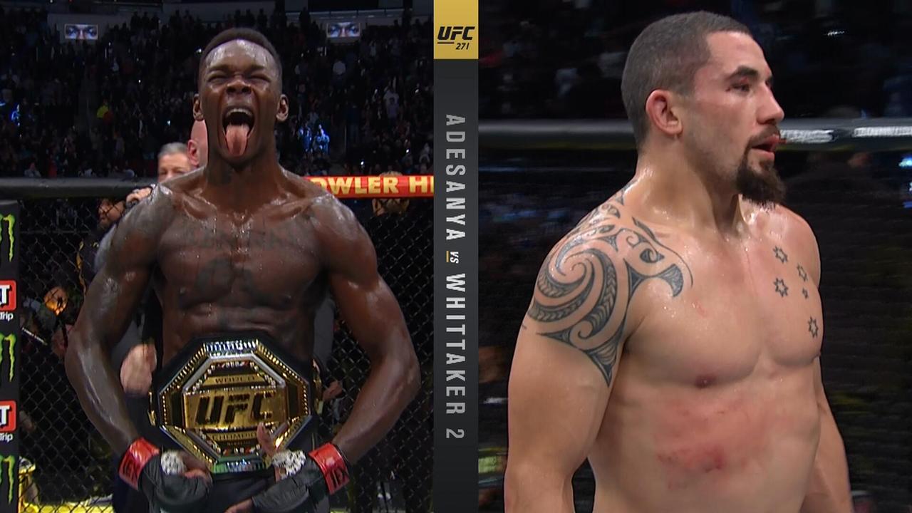 UFC 271 Israel Adesanya vs Robert Whittaker, result, scorecards, reaction, Tai Tuivasa vs Derrick Lewis, video, stream