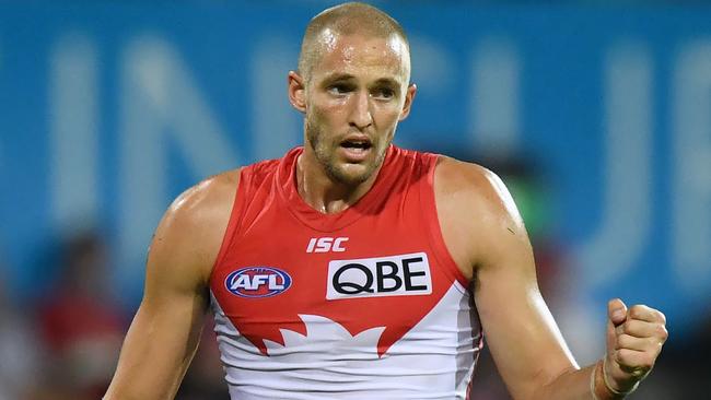 Sam Reid will be a big loss for the Swans. Picture: AAP