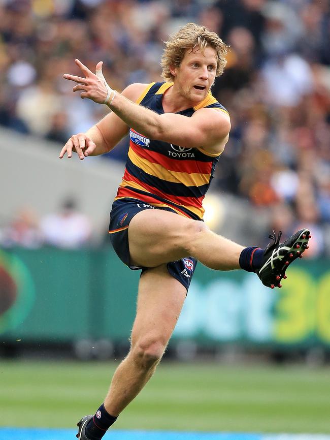 Rory Sloane is one of the favourites for a third Malcolm Blight Medal. Picture: Mark Stewart