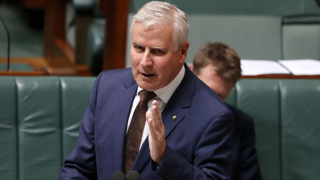 Those opposing Nationals leader Michael McCormack’s leadership have been silenced. Picture: NCA NewsWire / Gary Ramage