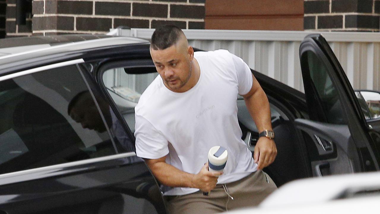 Hayne was snapped in a Calvin Klein shirt and was noticeably thinner. Picture: NewsWire / John Appleyard