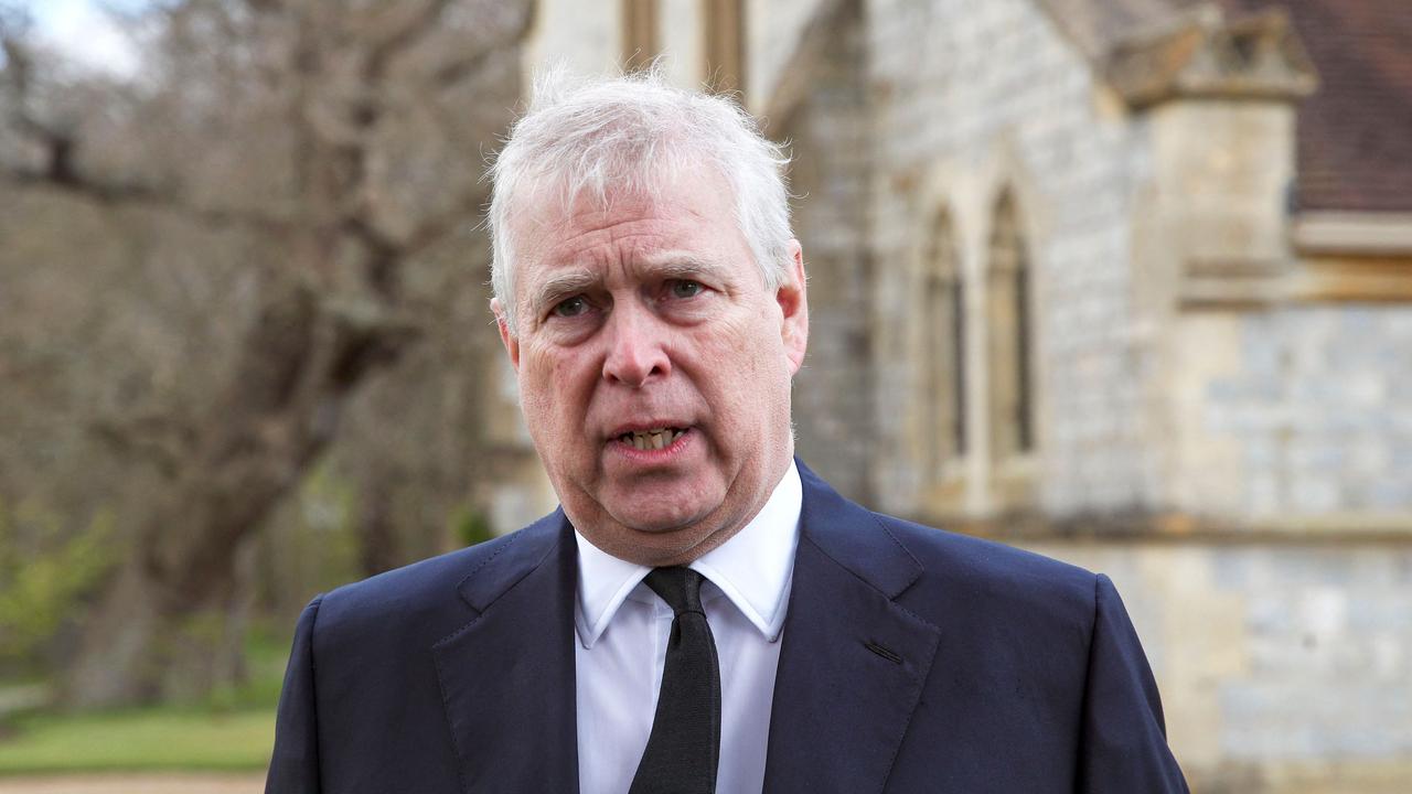 Prince Andrew claims the photo if him and Guiffre is fake, Maxwell’s email disputes this. Picture: Steve Parsons / POOL / AFP.