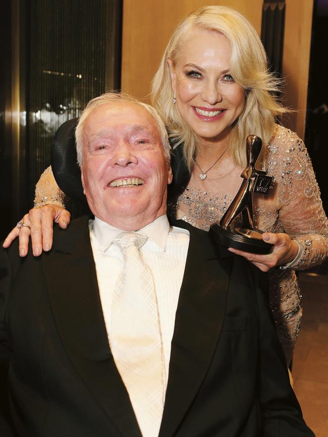 With husband John on Logies night.