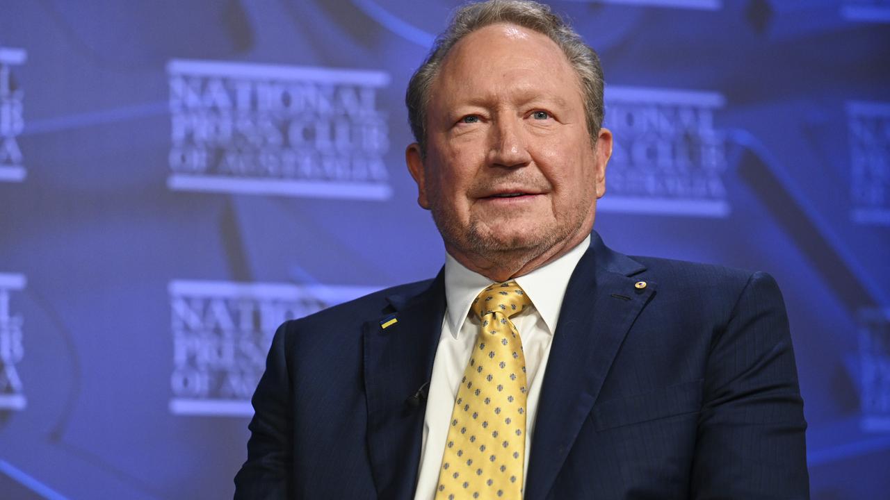 Andrew Forrest said the Coalition’s take on nuclear energy was ‘unscientific’ and ‘plucked out of thin air’. Picture: NCA NewsWire/Martin Ollman