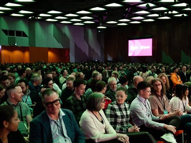 The audience in Melbourne for OpenAI chief executive Sam Altman.