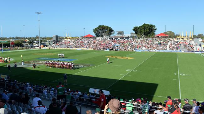 Redcliffe Stadium now holds up to 11,500 people. (Bradley Kanaris/Getty Images)