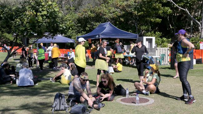 Hundreds attended the walk. Pic Mike Batterham