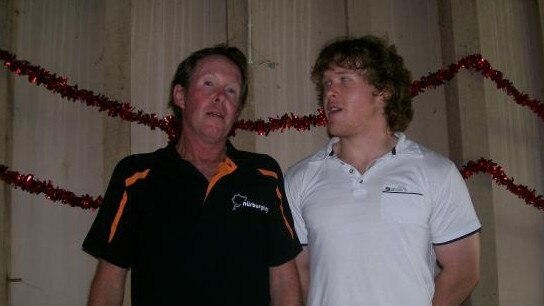 Brenton Tarrant with his father Rodney.