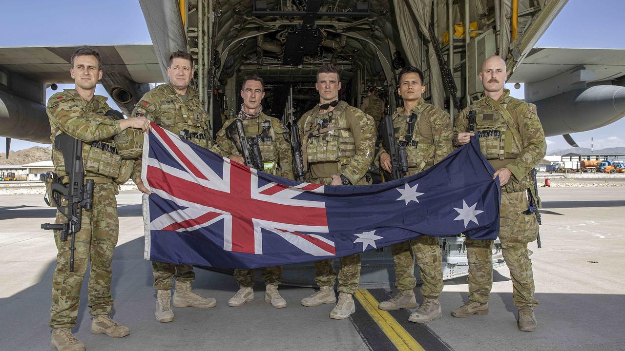 Australian troops leaving Kabul in June. Picture: NCA NewsWire/Gary Ramage