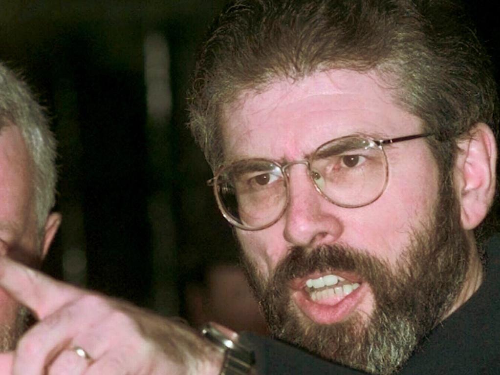 Sinn Fein leader at the time of the ‘execution’, Gerry Adams.