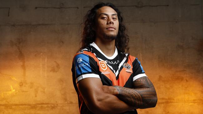 DAILY TELEGRAPH 8TH JANUARY 2025WARNING - EMBARGOED - TALK TO DAILY TELEGRAPH PICTURE DESK BEFORE USEPictured is new Wests Tigers NRL player Jerome Luai ahead of the 2025 NRL season.Picture: Richard Dobson