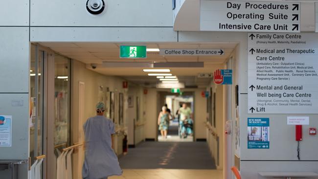 Inside the Coffs Harbour health campus hospital.