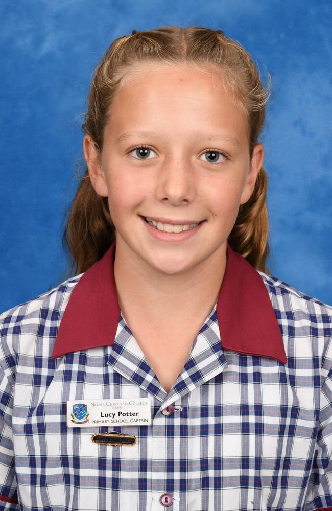 Noosa Christian College Primary School captain Lucy Potter