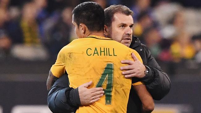 Cahill and Postecoglou have a close relationship.