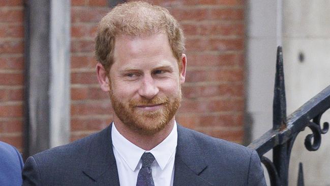 Prince Harry outside the Royal Courts of Justice in London last month. Picture: Getty Images