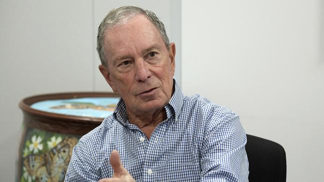 Billionaire and former New York mayor Michael Bloomberg could be a presidential contender for the Democrats. Picture: AP