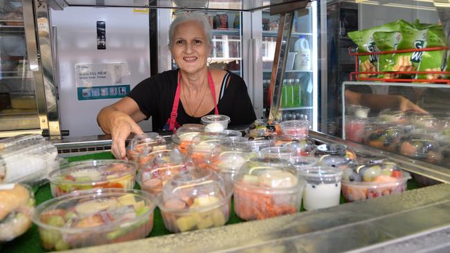 Mount Gravatt State High School canteen co-ordinator Debbie. Picture: Contributed