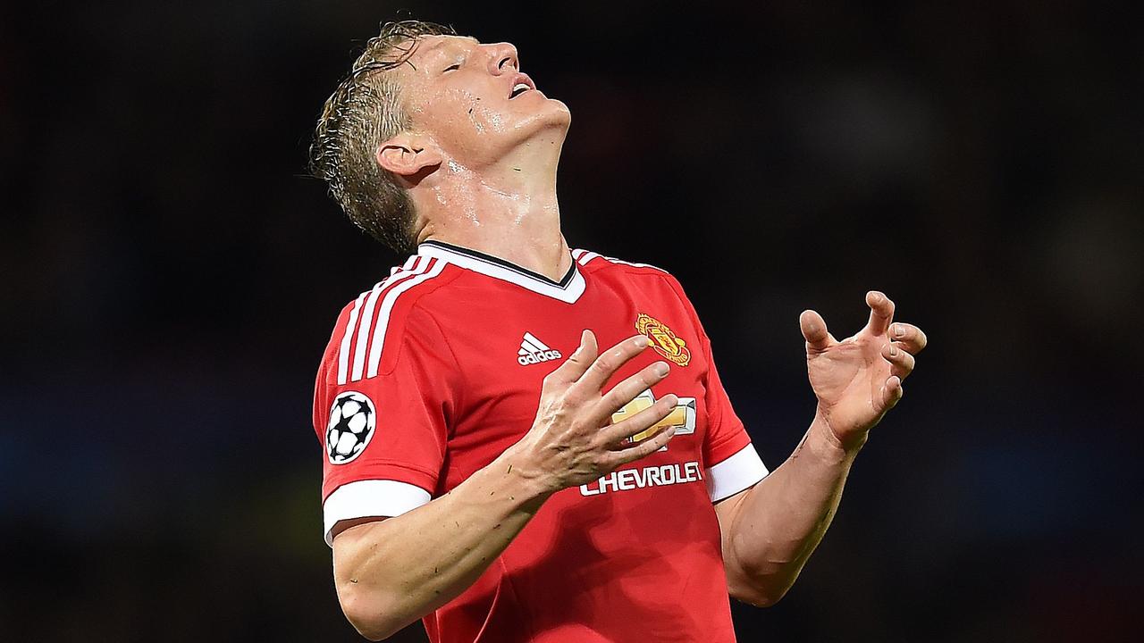 Manchester United's German midfielder Bastian Schweinsteiger. AFP PHOTO / PAUL ELLIS