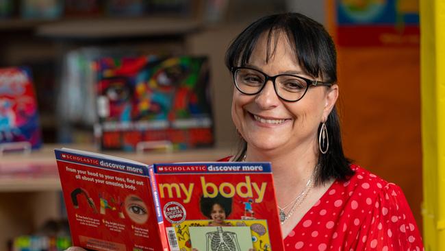 25 November 2023 - Primary School teacher Bernadette Basile at Rosary School in Prospect. Photo: Naomi Jellicoe