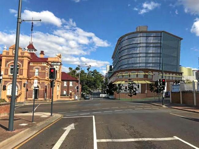 A development application for offices, restaurant and shop at 90 Limestone St, Ipswich has been submitted to Ipswich City Council. Picture: Lachlan Mcivor