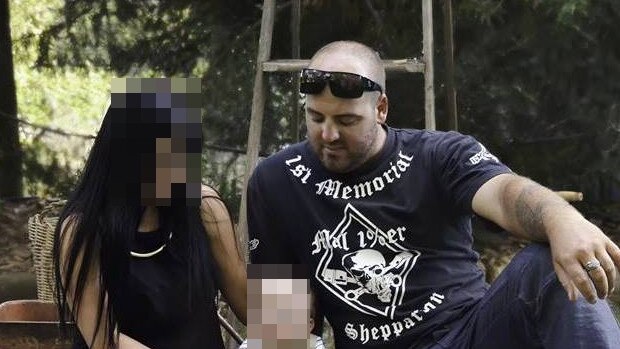 Ryan Hodgson (right), a member of the Shepparton chapter of the Outlaw motorcycle gang, pleaded guilty to trafficking methamphetamine and firearms offences following a months-long police phone tapping operation in 2019. Picture: Supplied